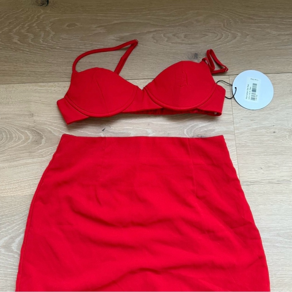 Princess Polly Red Skirt Set